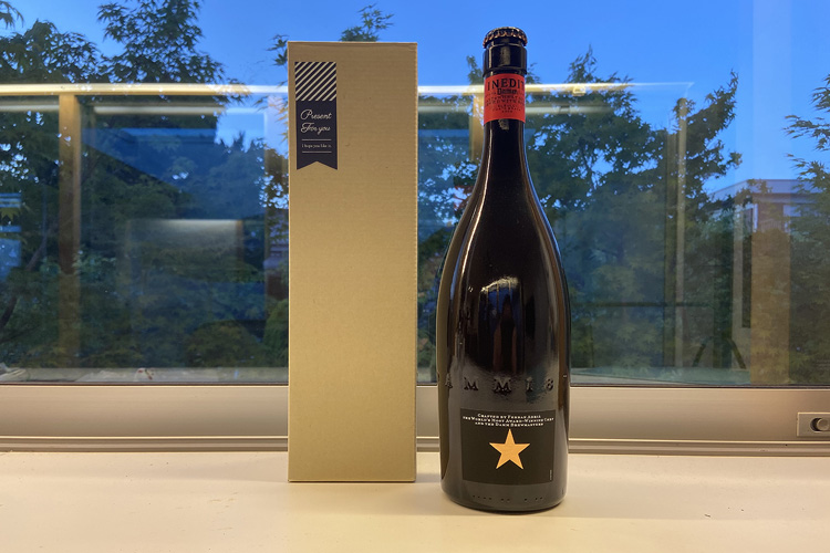グラスで飲むビール